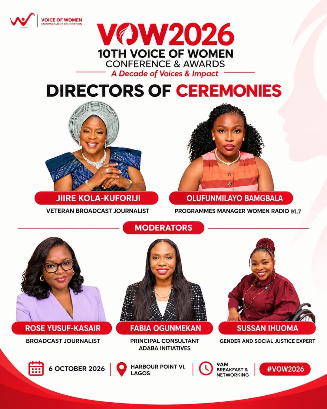 Meet the Voices Guiding VOW 2026